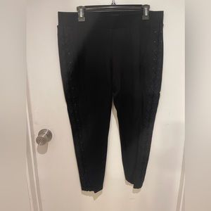 Torrid leggings with side braided detail